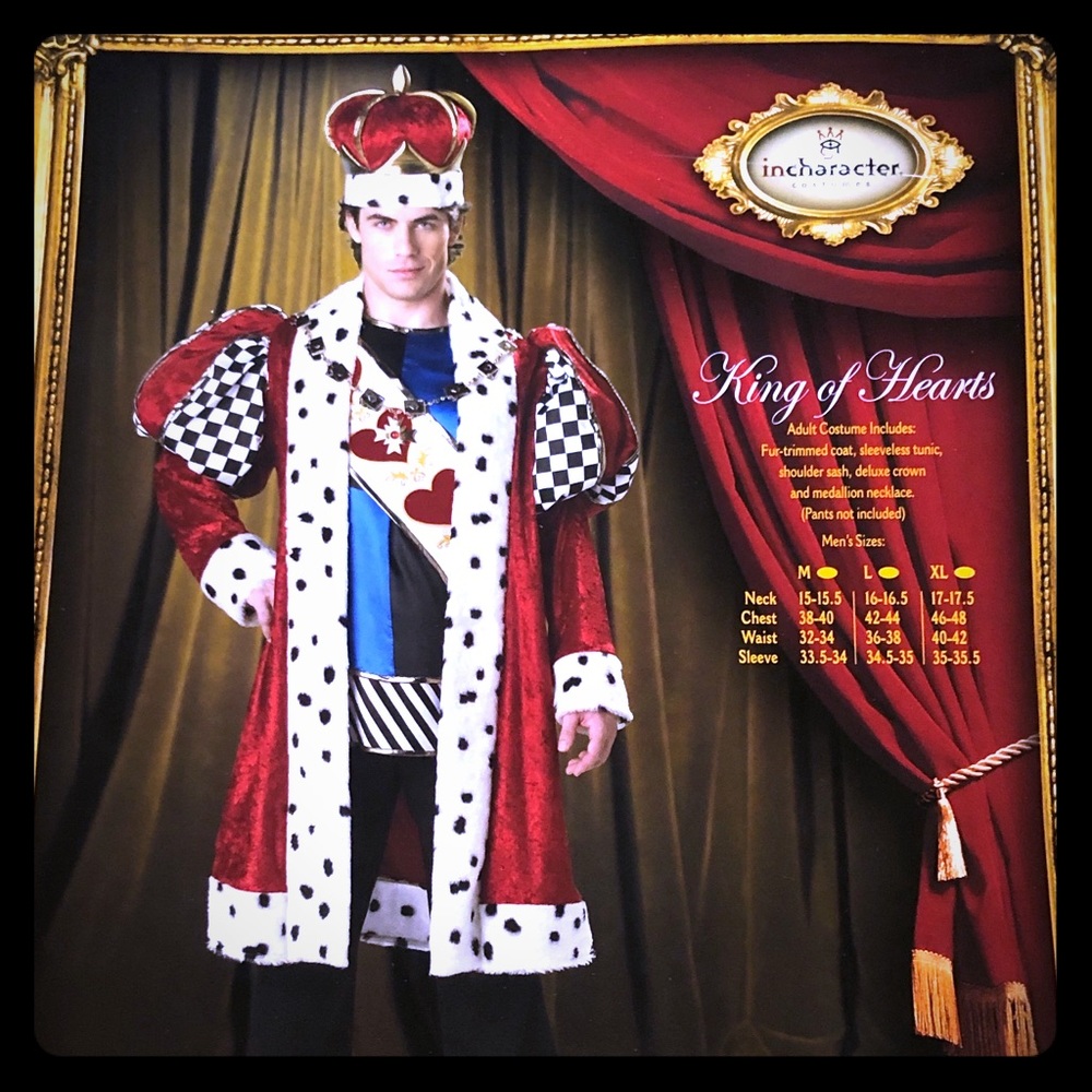 King of Hearts “In Character” Costume